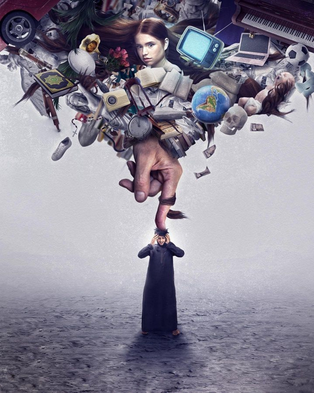 عمل فني للمصمم عبدالعزيز العبري