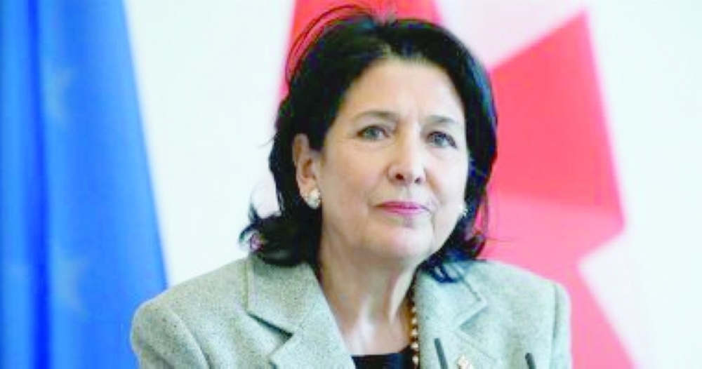  رئيسة جورجيا سالومي زورابيشفيلي