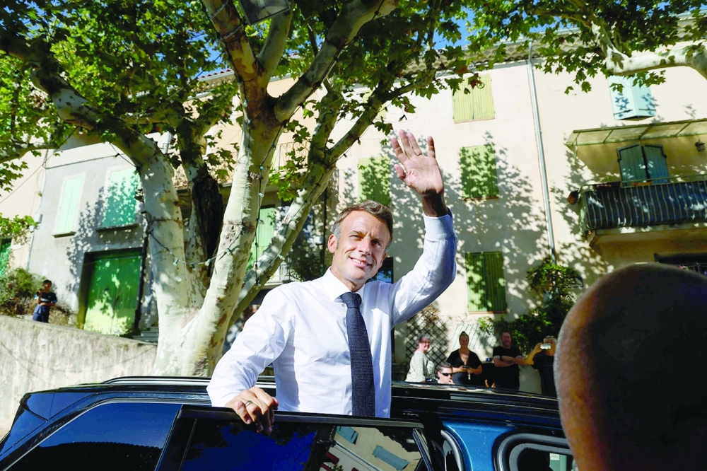  الرئيس ماكرون حاول بشجاعة التخلص من إرث المدرسة الفرنسية القديمة التي تعتمد على علاقة الرعاية الأبوية مع الدول الفرانكفونية في أفريقيا. أ.ف.ب 