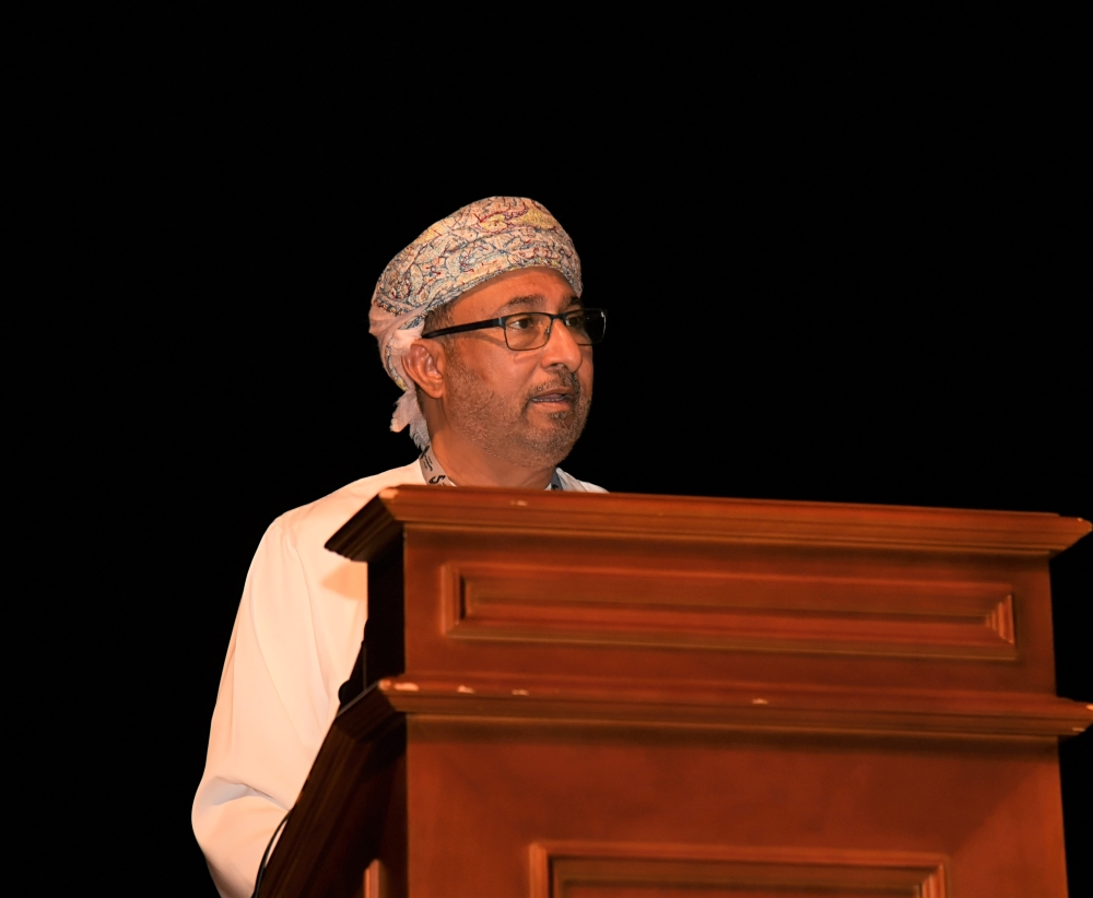  سعيد العاصمي يلقي كلمته
تصوير: حافظ سويلم