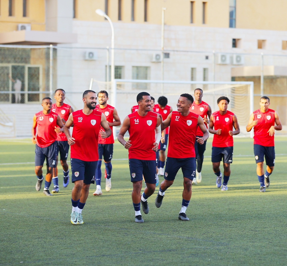 جانب من الحصة التدريبية للمنتخب الأولمبي