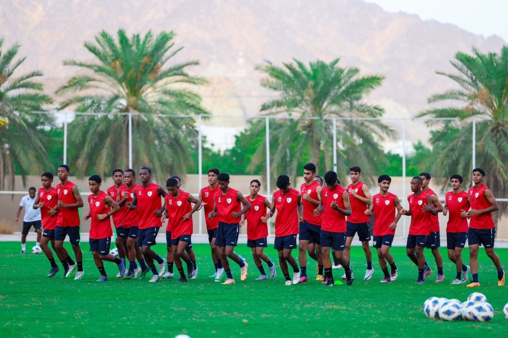 جانب من الحصص التدريبية لمنتخب الناشئين