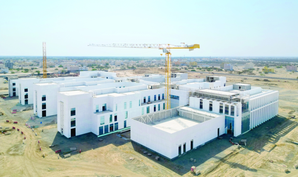 المشروع يقام على مساحة أرض تبلغ 287 ألف متر مربع