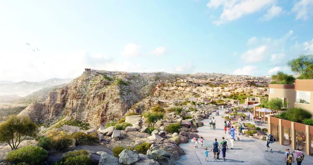 يقع على ارتفاع 2400 متر عن سطح البحر ليكون أعلى مشروع تطوير عقاري على امتداد سلطنة عمان.