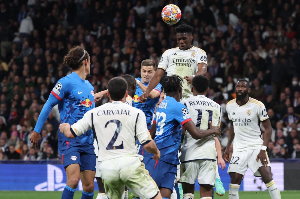 من اللقاء السابق بين ريال مدريد وليبزيج في دور الـ 16 