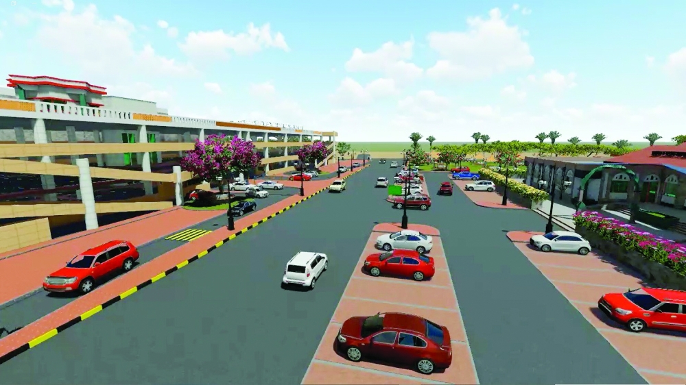 إنشاء مواقف ذات طوابق متعددة بالسوق 