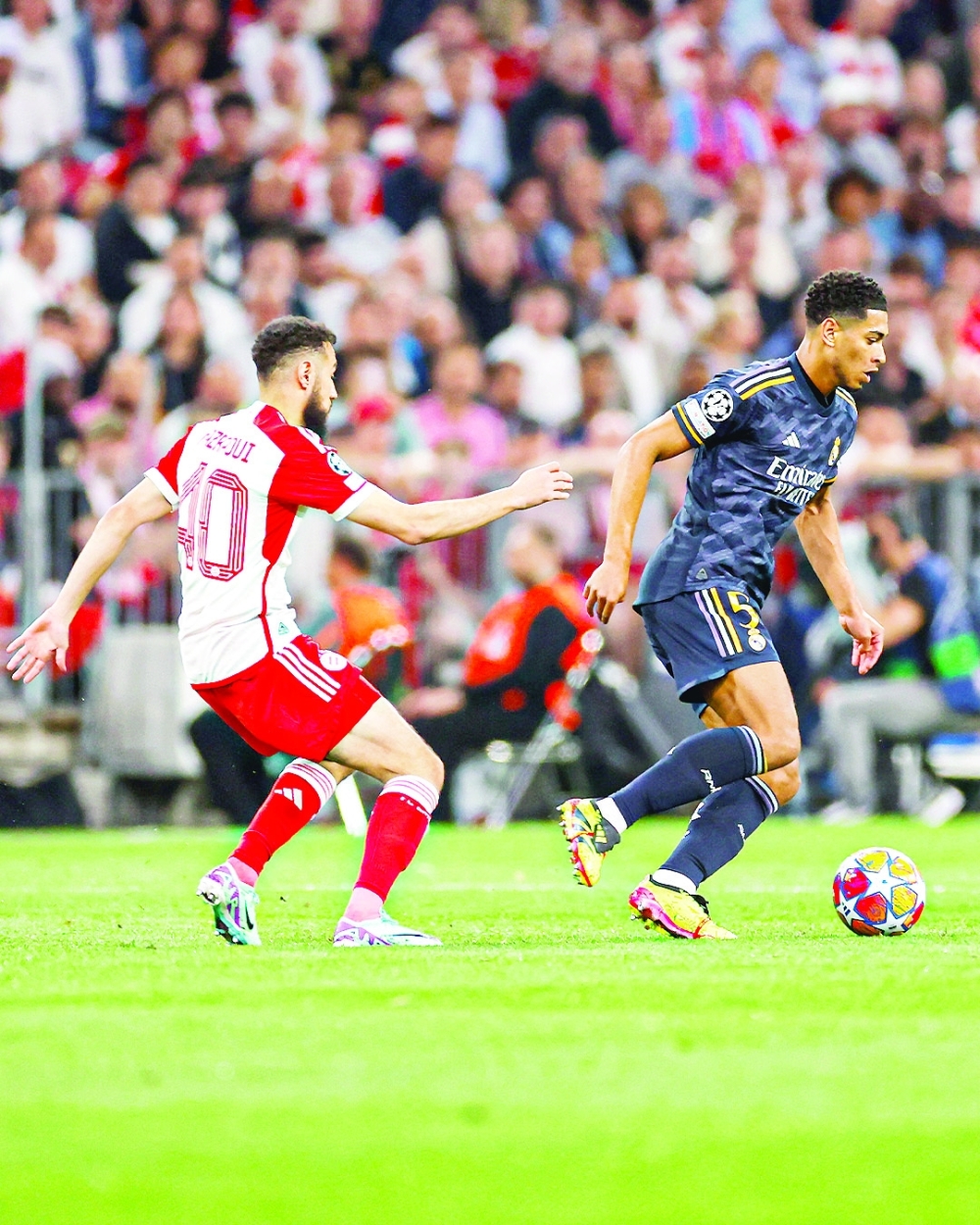 من لقاء الذهاب الذي جمع الفريقين 