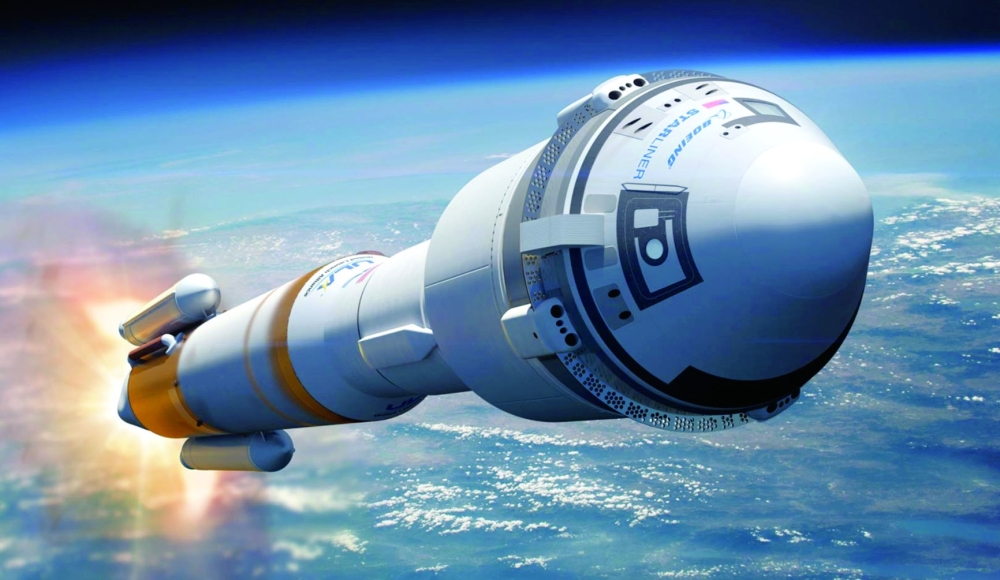 مركبة ستارلاينر بتصميم يحاكي الابحار في الفضاء