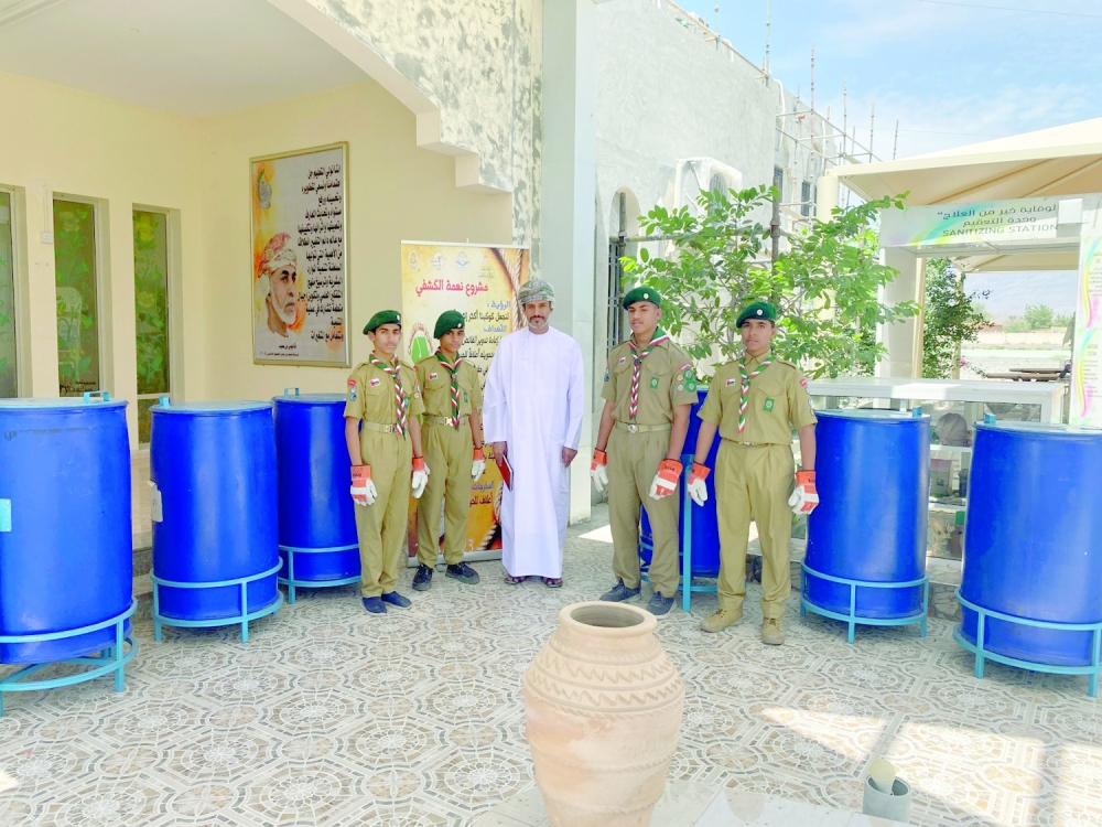 صناديق التدوير في مشروع نعمة ببهلا