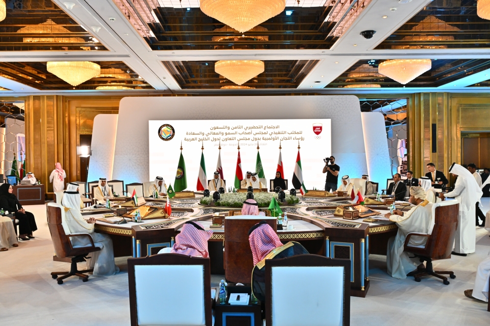 اجتماع المكتب التنفيذي بدول مجلس التعاون لدول الخليج العربية        ..                تصوير: فيصل البلوشي