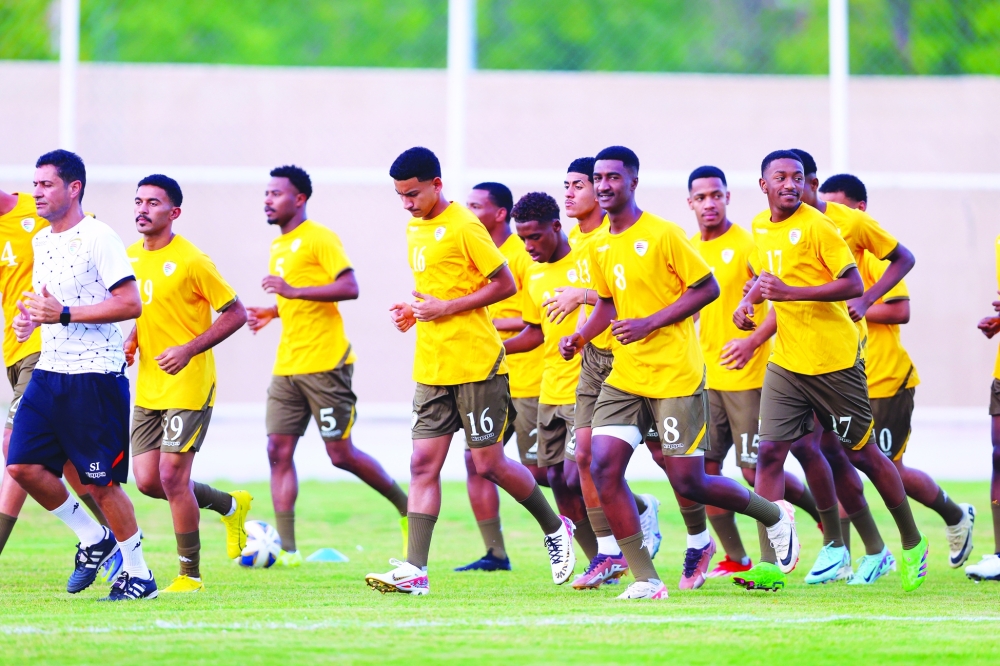 الحصص التدريبية لمنتخب الشباب