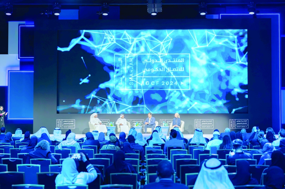 إحدى جلسات المنتدى العالمي للاتصال الحكومي