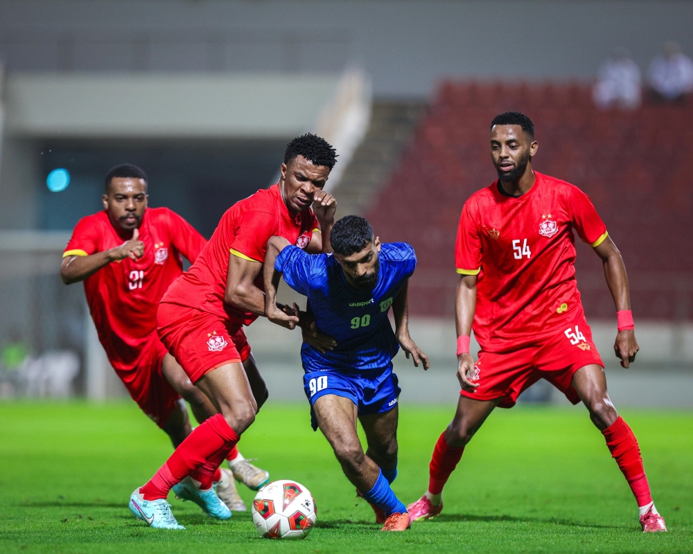 من مواجهة النصر وظفار في كأس جيتور