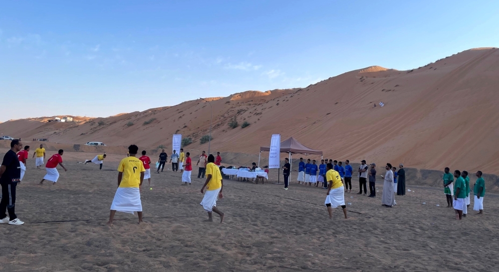 جانب من منافسات الألعاب التقليدية